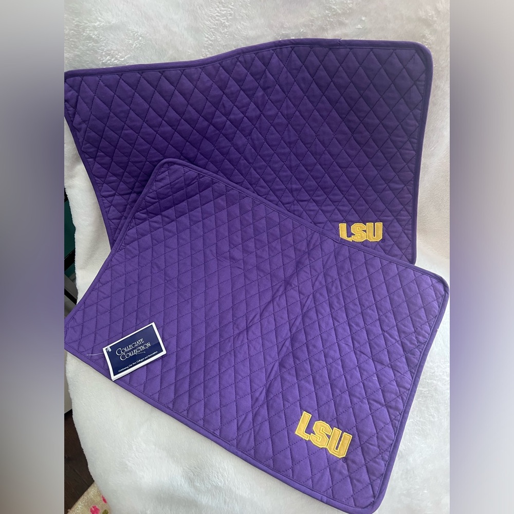 Officially Licensed LSU Tigers Quilted placemats